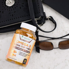 Ingredients and nutrition label of gummies