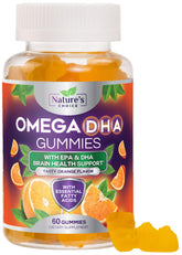Omega 3 Fish Oil Gummies orange flavor bottle