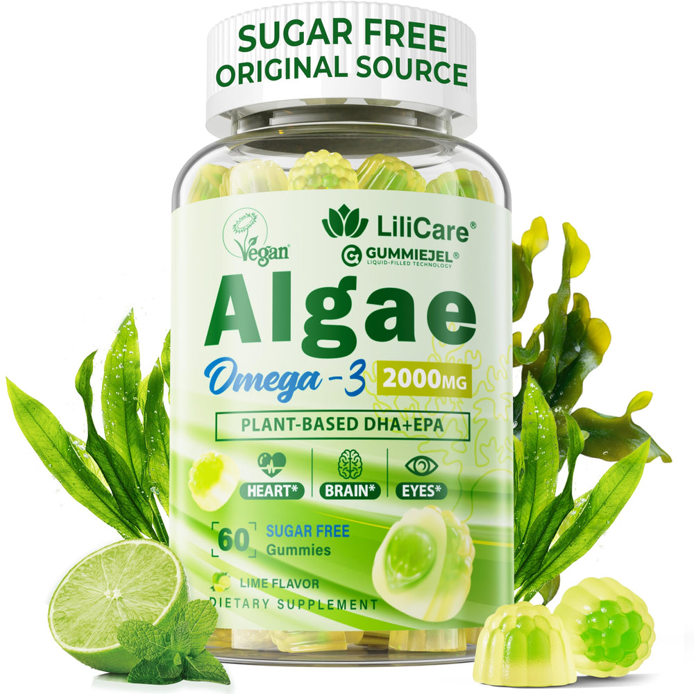 Omega-3 Gummies algae oil packaging