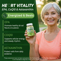 Close-up of omega-3 gummies for eye health