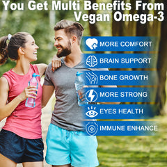No fish taste vegan omega-3 gummies