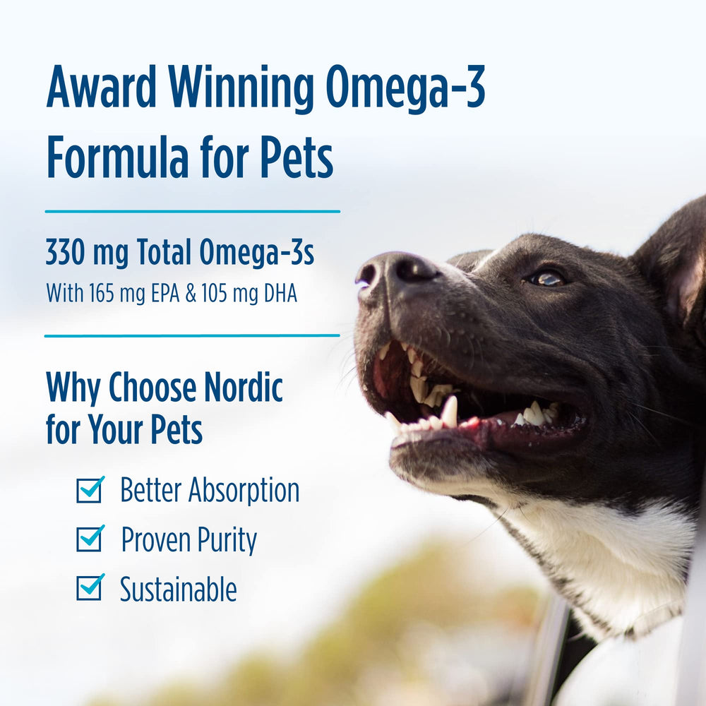 Nordic Naturals Omega-3 Pet bottle packaging