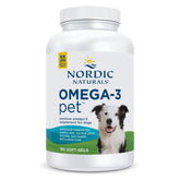 Nordic Naturals Omega-3 Pet unflavored soft gels bottle front view