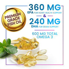 Sustainably sourced omega-3 label