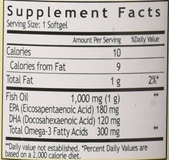 Windmill Omega-3 1000 mg softgels bottle with 60 softgels