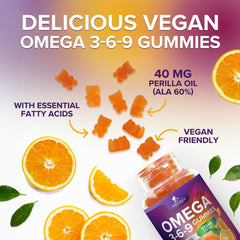 Nutritional label of Omega 369 Gummies