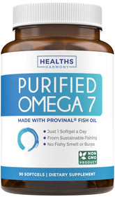 Omega 7 supplement label for women and men