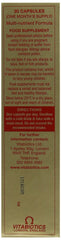 Packaging of Omega-H3 Multivitamin Mineral bottle