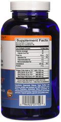 Nutrition facts label of Omega Sufficiency Lemon 240 Capsules