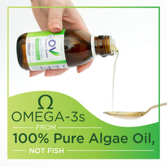 Close-up of purified rTG omega-3 for fast absorption