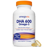 OmegaVia DHA 600 mg bottle