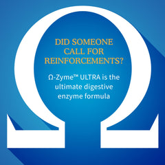 Illustration of 21 digestive enzymes including amylase, bromelain, lactase and papain