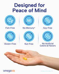 Pregnant woman taking OmegaVia Prenatal DHA