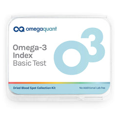 Hero image for OmegaQuant Omega-3 Index Basic home blood test kit