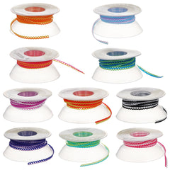 OMISTAR orthodontic power chains – 10 rolls in 2-color mix, 15 ft