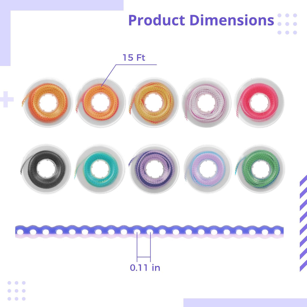 Variety of vibrant colors for OMISTAR orthodontic power chains