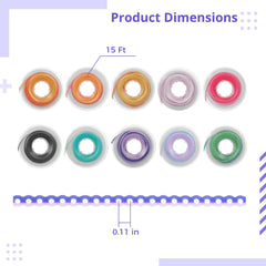 Variety of vibrant colors for OMISTAR orthodontic power chains