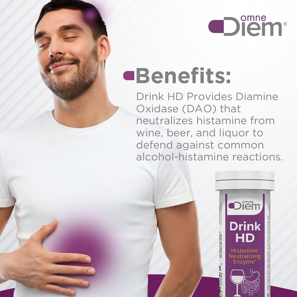 OmneDiem Drink HD packaging and capsule bottle