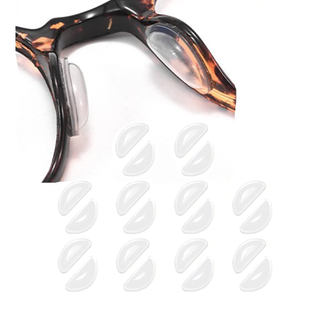 Omnful self-adhesive nose pads in clear for glasses