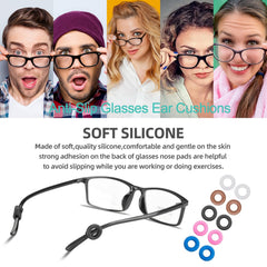 Packaging view of 12 pairs of glasses ear cushions