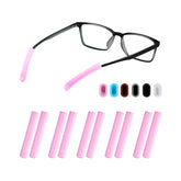 Five pink Omnful glasses ear cushions set
