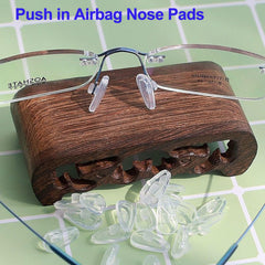 Cleaning cloth included with the nose pads kit