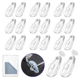 Omnful nose pads kit in packaging with 10 pairs of clear silicone pads