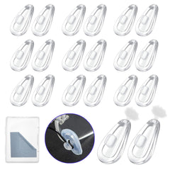 Omnful nose pads kit in packaging with 10 pairs of clear silicone pads
