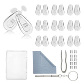 Omnful eyeglasses nose pads kit box and tools