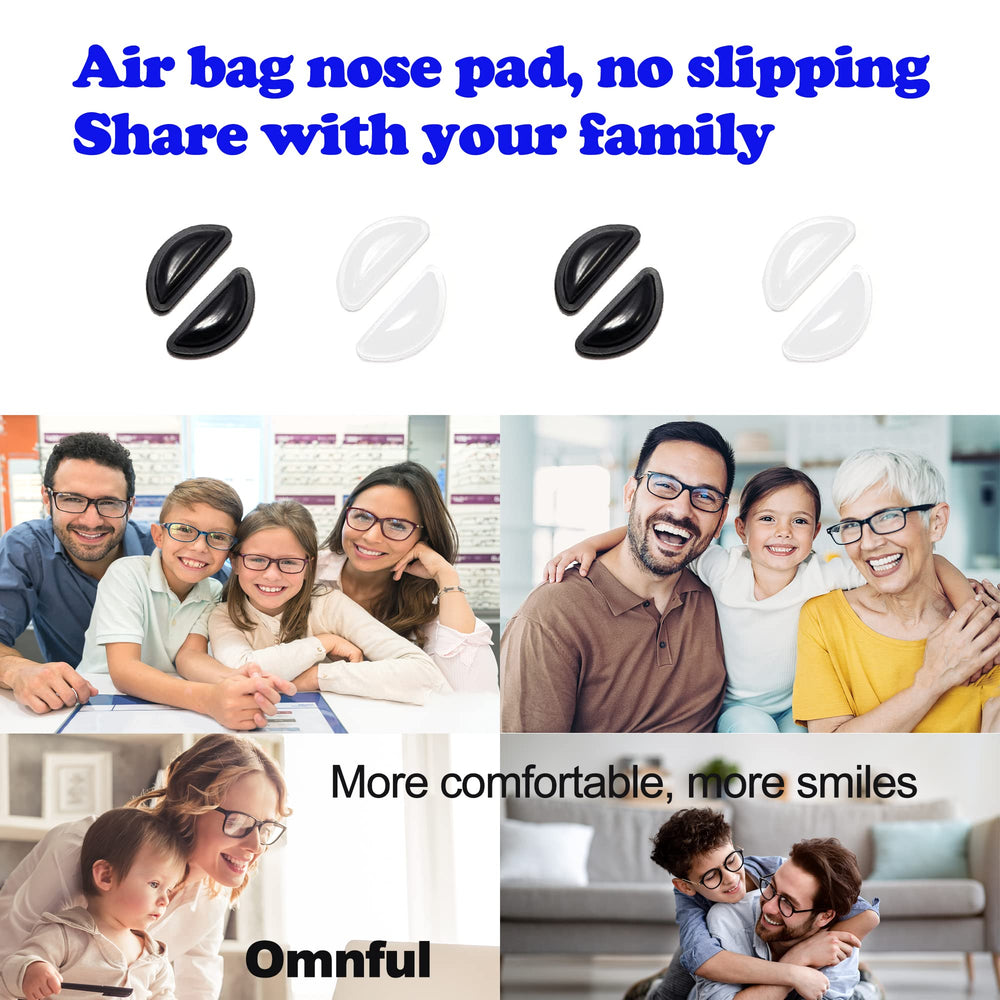 Wide compatibility with plastic frames and sunglasses