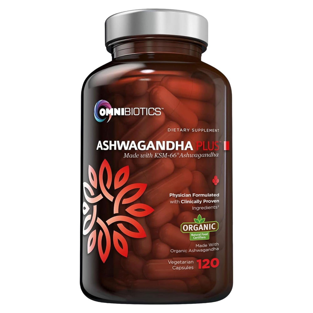 OmniBiotics Ashwagandha 1300mg front label