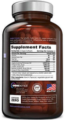 Close-up of evening primrose oil softgels showing 1500 mg per capsule