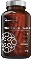 OmniBiotics Zinc Picolinate 30mg supplement bottle