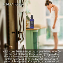 Close-up of Omni Drops dropper