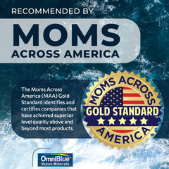 Two 8oz OmniBlue Ocean Minerals bottles in a 2-pack