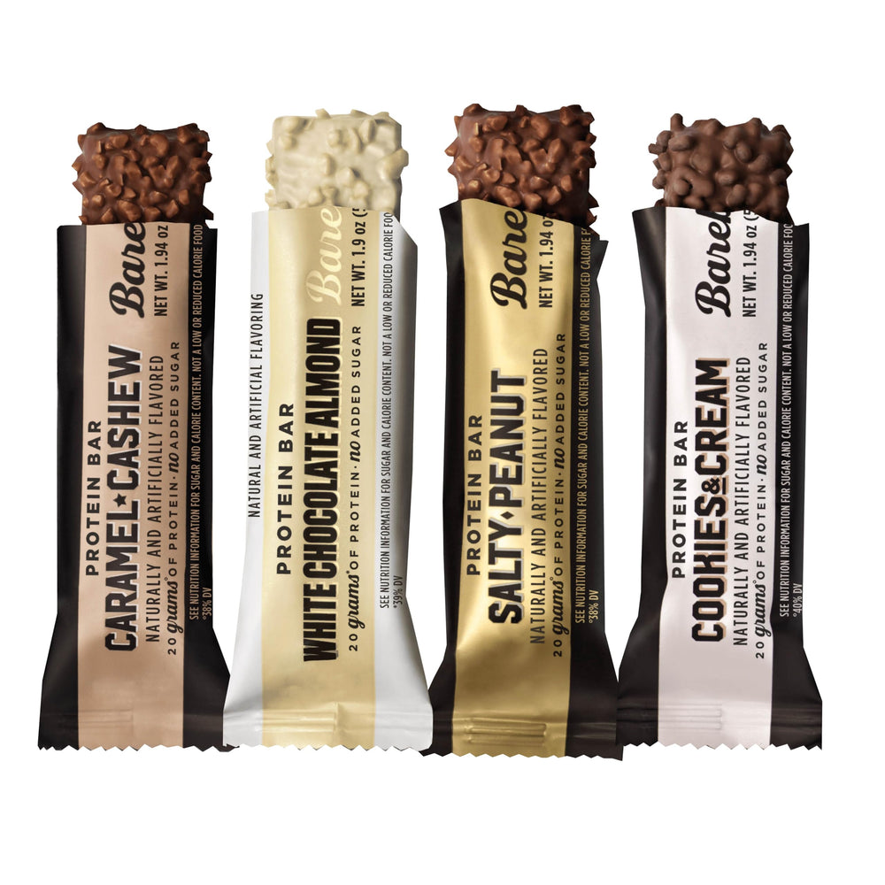 OMNICOAST GOODS Barebell bar 8-pack high-protein, on-the-go snack option.