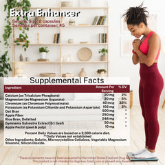 Capsules spilled from OmniTrim Extra Enhancer bottle