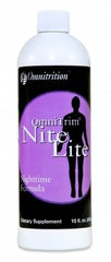 Bottle of Omnitrition OmniTrim Nite Lite sleep support supplement, 15 fl oz