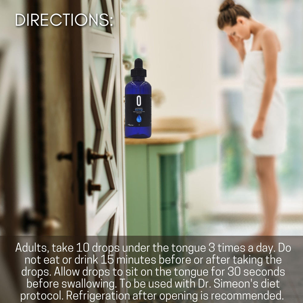 32 oz Omni IV bottle with serving directions