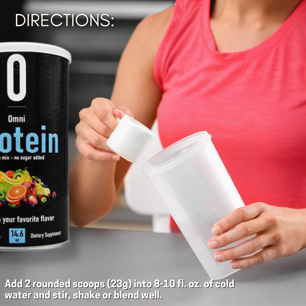 Ingredients include Pea Protein Isolate and Whey Protein Concentrate
