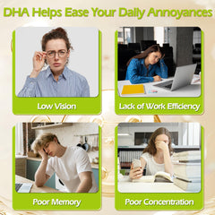 Illustration representing eye health benefits of OMOGS DHA