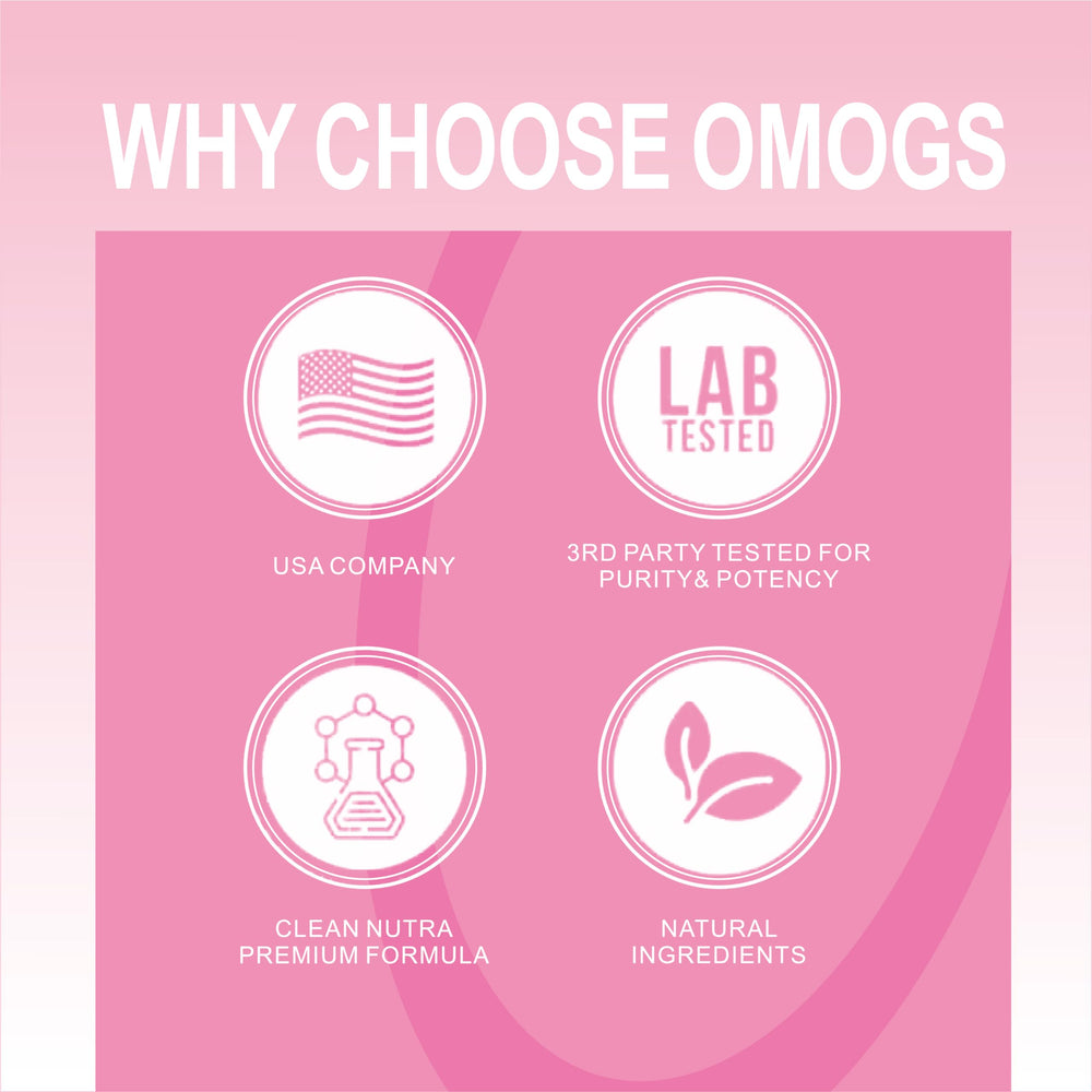 Non-GMO label and product packaging of OMOGS Collagen Peptides Capsule