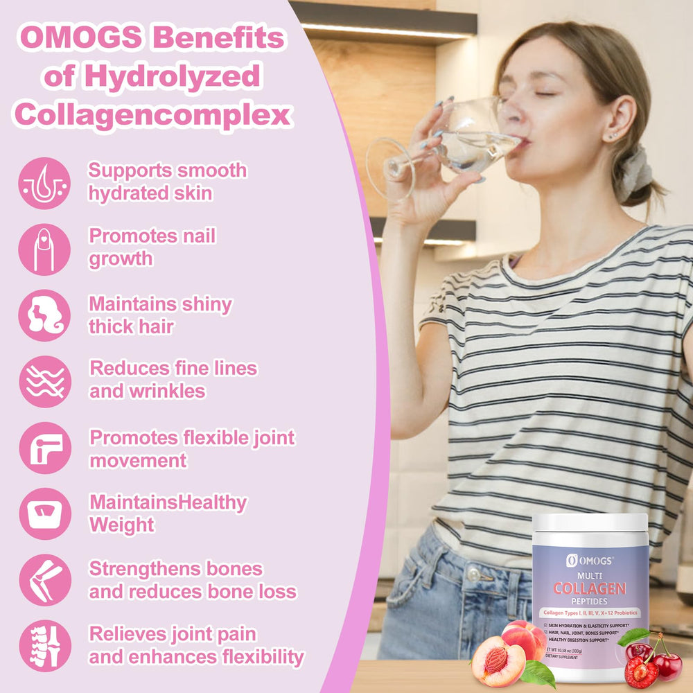 Graphic showing organic peach powder, cherry and cranberry extracts