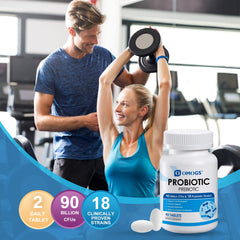 Illustration of digestion and immune health benefits for adults