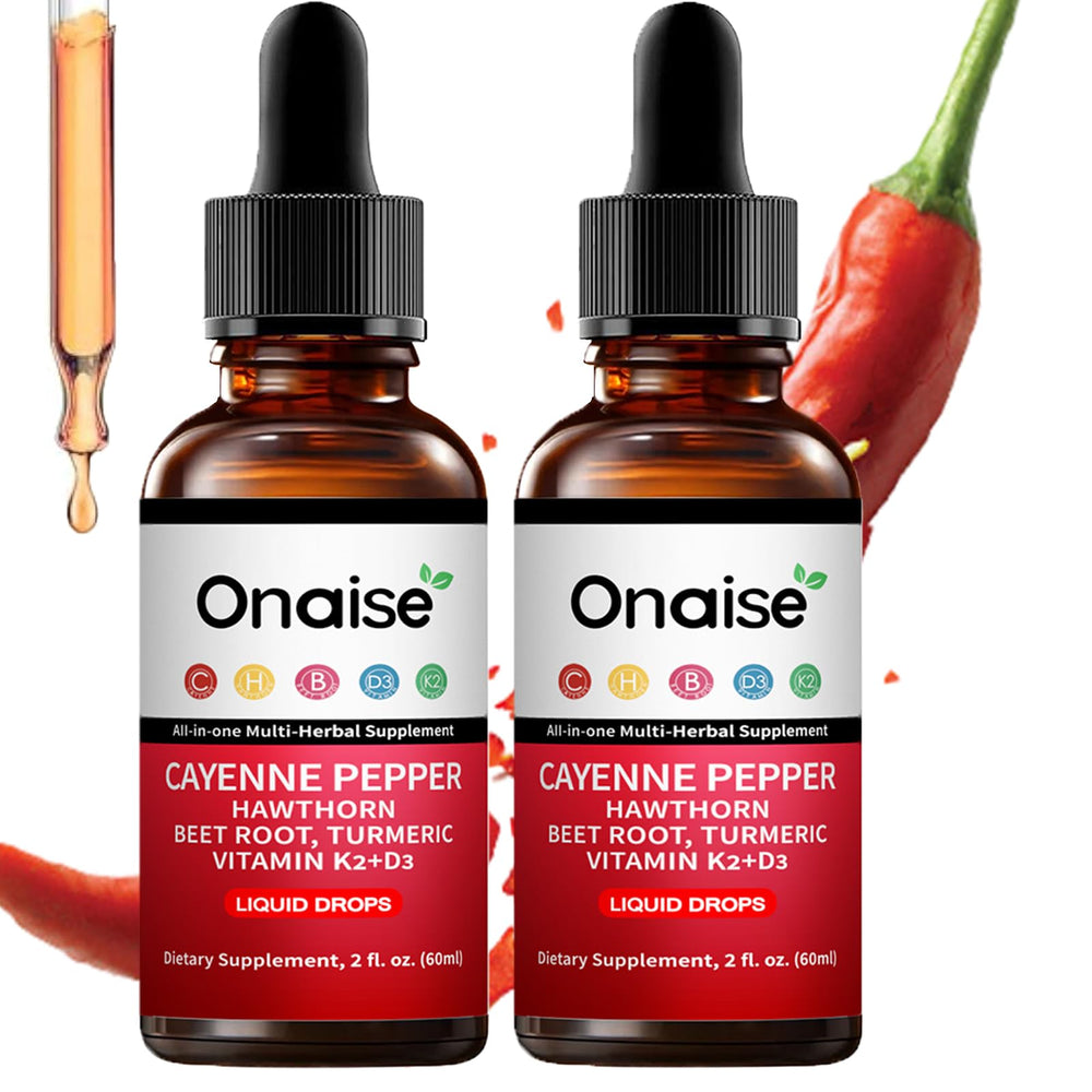 ONAIS Cayenne Pepper Drops bottle front view