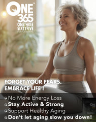 Graphic illustrating energy, focus, and vitality from NAD+ gummies