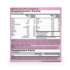 Lifestyle image of a pregnant woman taking prenatal vitamins