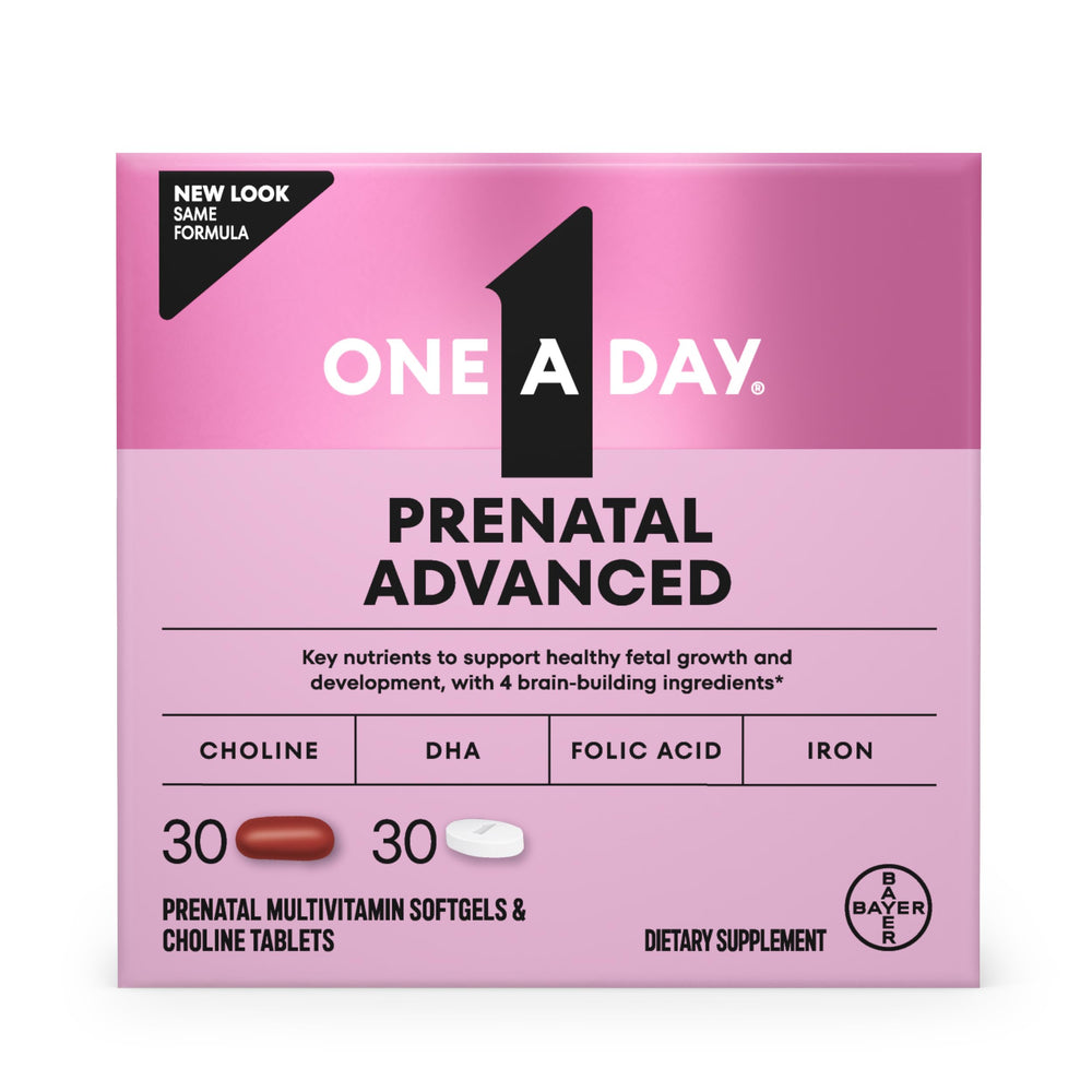 One A Day Prenatal Advanced 60-count bottle