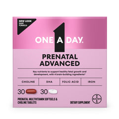 One A Day Prenatal Advanced 60-count bottle