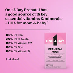 One A Day Prenatal softgel capsules